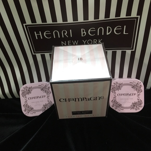 Henri Bendel champagne travel tin candle - Picture 2 of 8